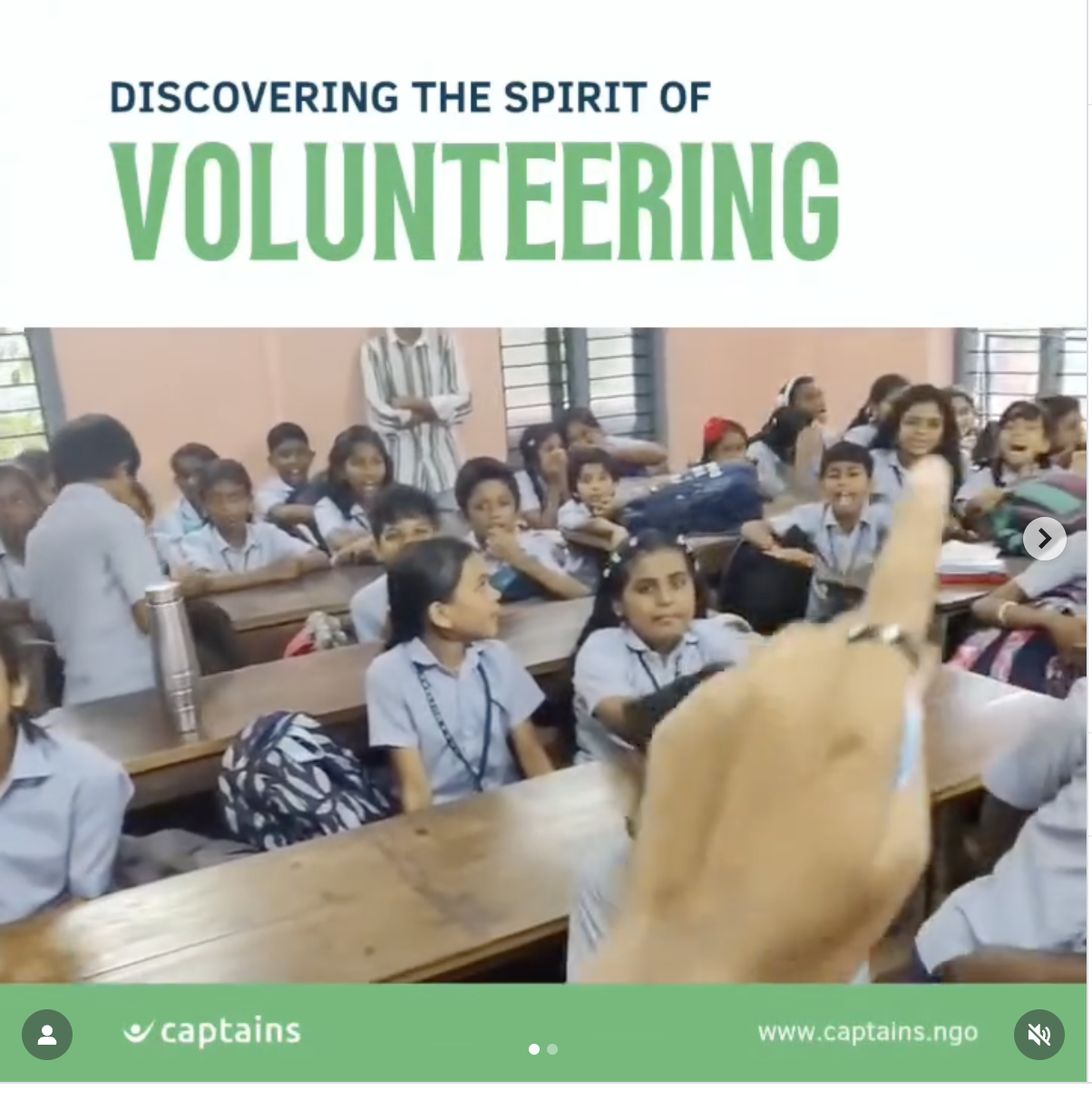 45 students of Govt. Higher Secondary School Muttara were introduced to volunteering and inspired to take community action, led by Aswathy K S.