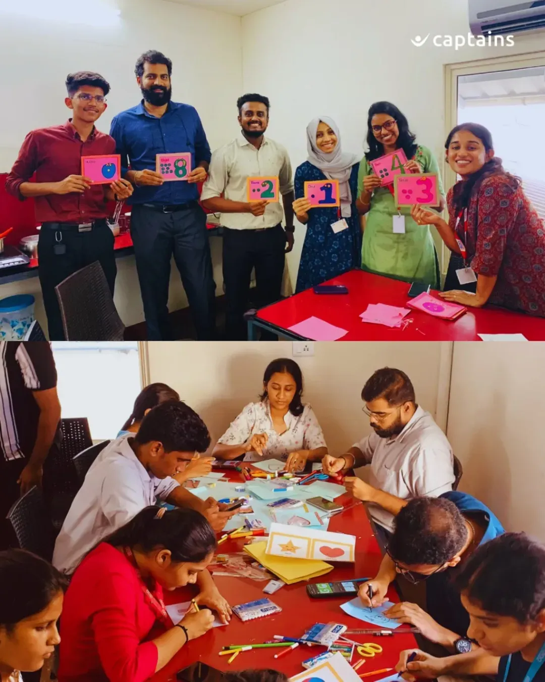20 volunteers created 79 educational flashcards in collaboration with BDO India at Ernakulam to support children from underserved communities.