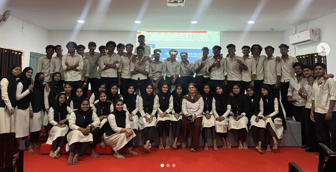 64 students of Safa college of Arts & Science Pookkattiri  were introduced to the SBI Youth for India Fellowship and career opportunities in the social sector in collaboration with Platform Commons and SBI Foundation.