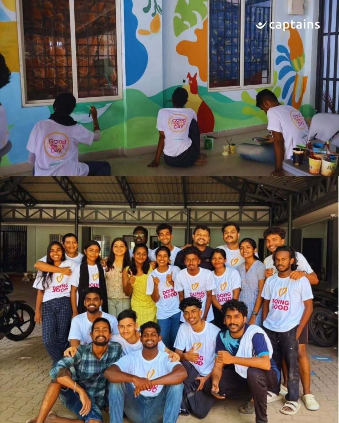 25 Volunteers Painted BTSLP Govt School, Edapally