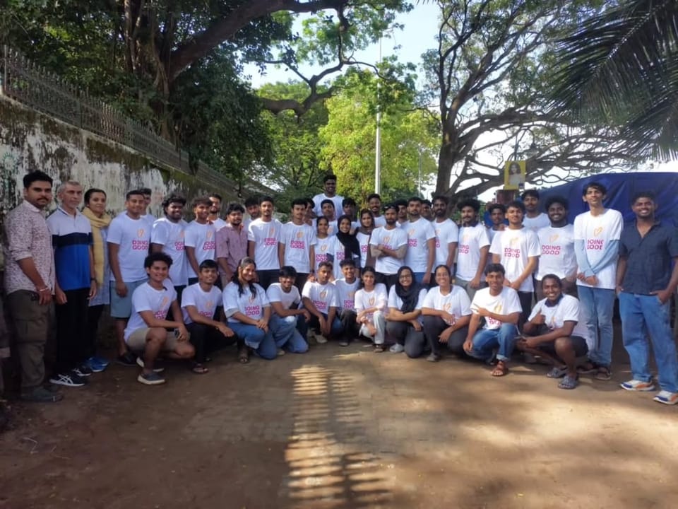 52 volunteers responsibly collected and disposed 150 kg of non-biodegradable waste in collaboration with Aikyam Space at Fort Kochi beach.