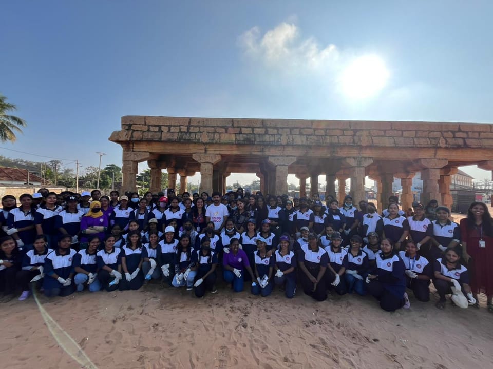 110 NSS volunteers of All Saints’ College responsibly collected and disposed 250 kg of non-biodegradable waste at Shankumugham Beach, Thiruvananthapuram.