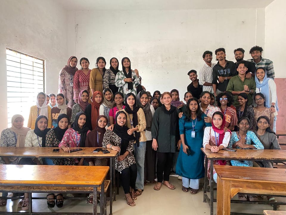 60 students of Govt. Arts & Science College, Mankada, Malappuram were introduced to the SBI Youth for India Fellowship and career opportunities in the social sector in collaboration with Platform Commons and SBI Foundation.