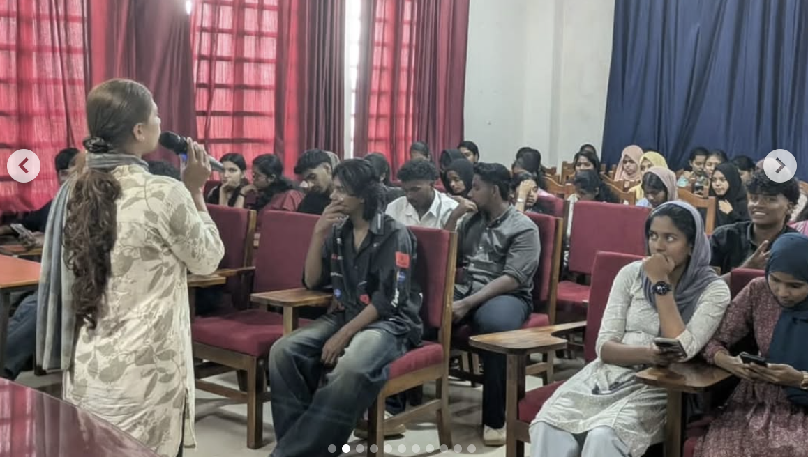 65 students of Government Arts and Science College Thrithala were introduced to the SBI Youth for India Fellowship and career opportunities in the social sector in collaboration with Platform Commons and SBI Foundation at Palakkad.
