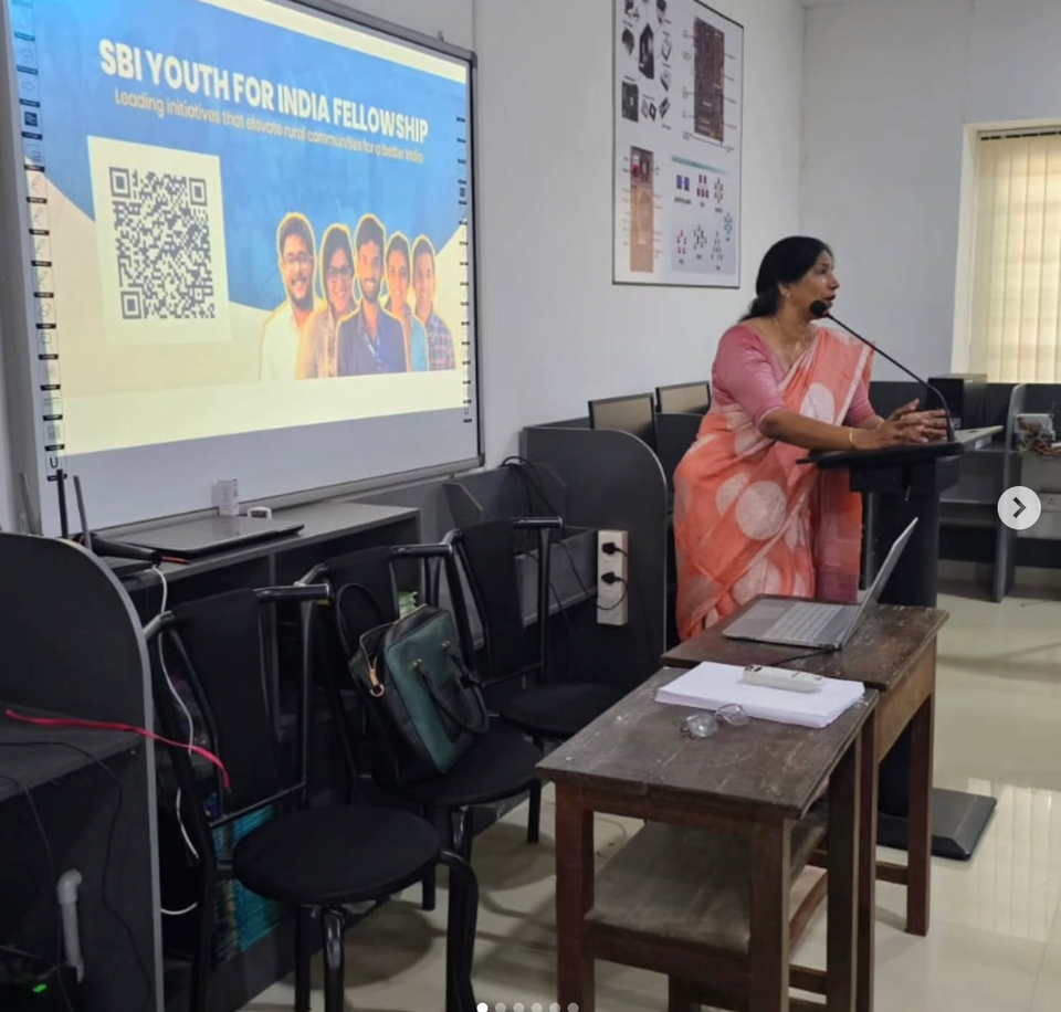 46 students of Providence Women's College (Autonomous) were introduced to the SBI Youth for India Fellowship and career opportunities in the social sector in collaboration with Platform Commons and SBI Foundation at Kozhikode.
