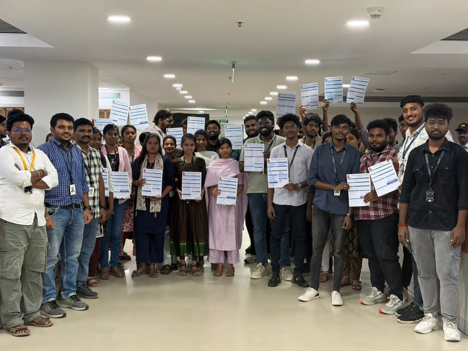 50 employee of Genpact volunteers created 25 career and resume toolkits to support college students in career planning and professional readiness in Madurai in collaboration with Being Jigyasu.